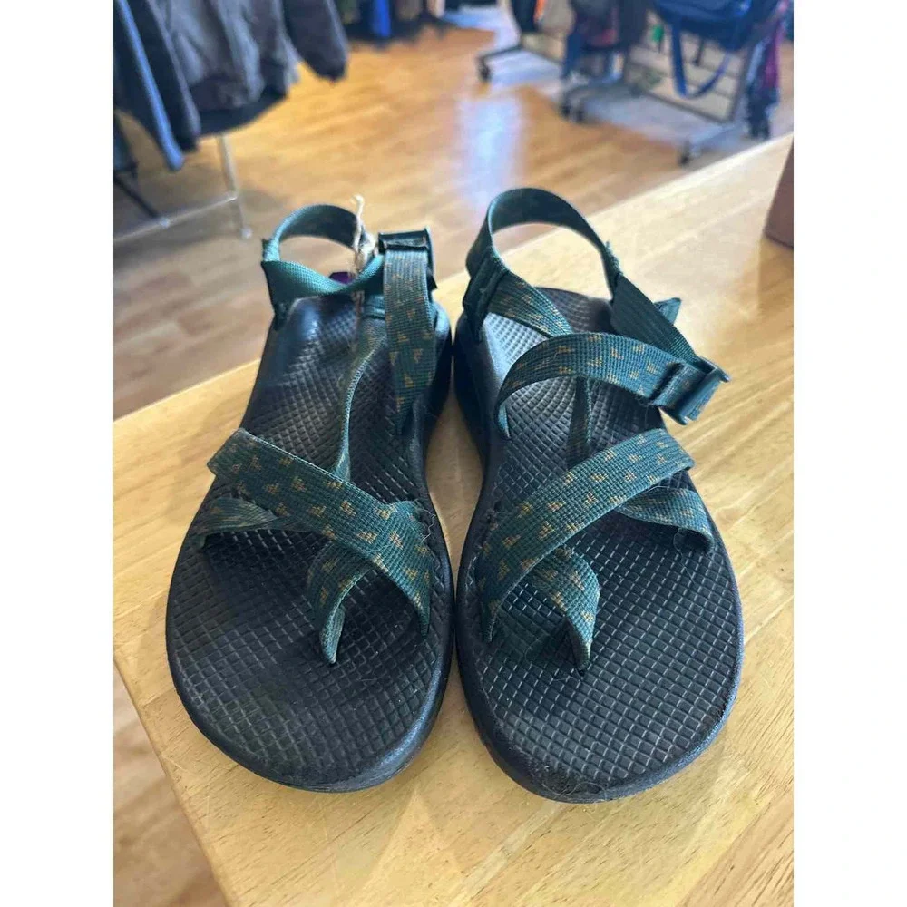 Shoe Size 8 Chaco Green Sandals